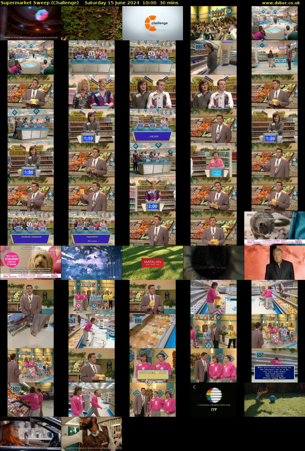 Supermarket Sweep (Challenge) Saturday 15 June 2024 10:00 - 10:30