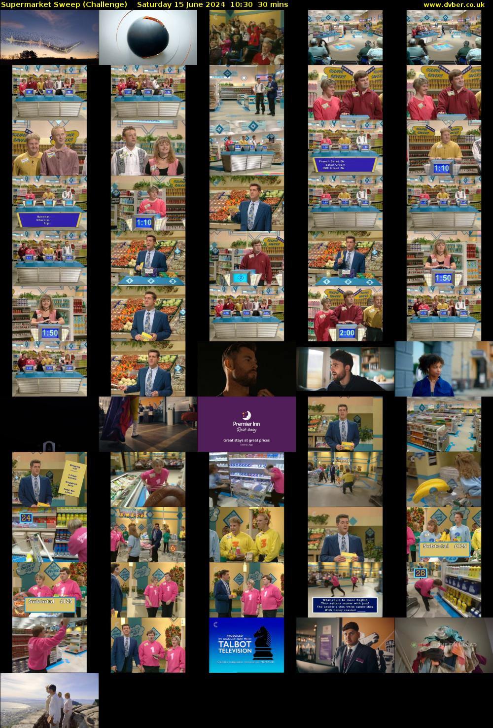 Supermarket Sweep (Challenge) Saturday 15 June 2024 10:30 - 11:00