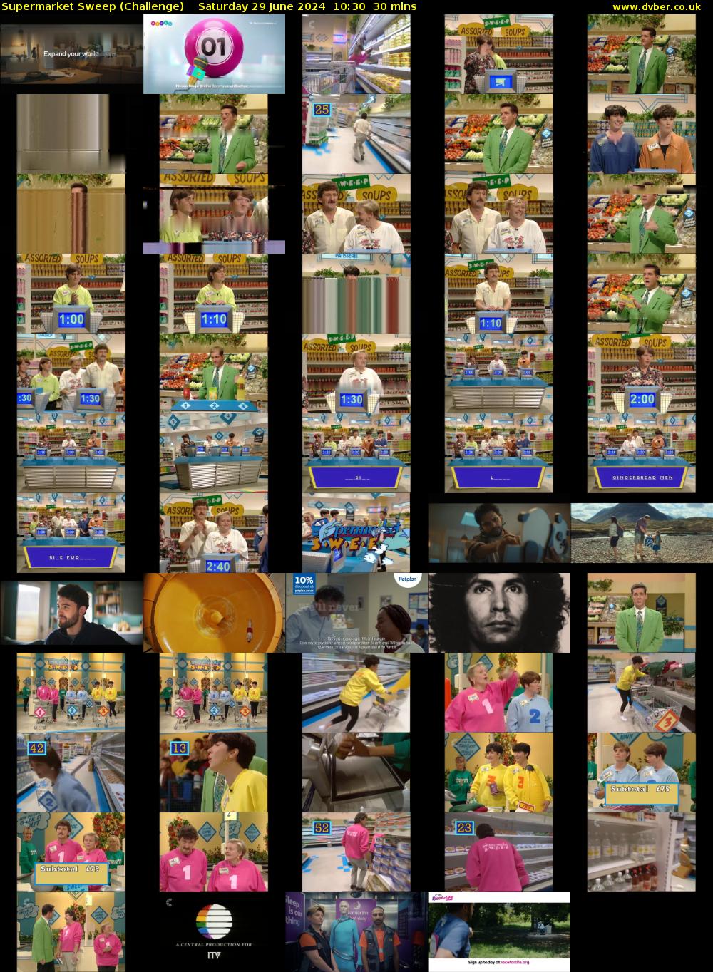 Supermarket Sweep (Challenge) Saturday 29 June 2024 10:30 - 11:00