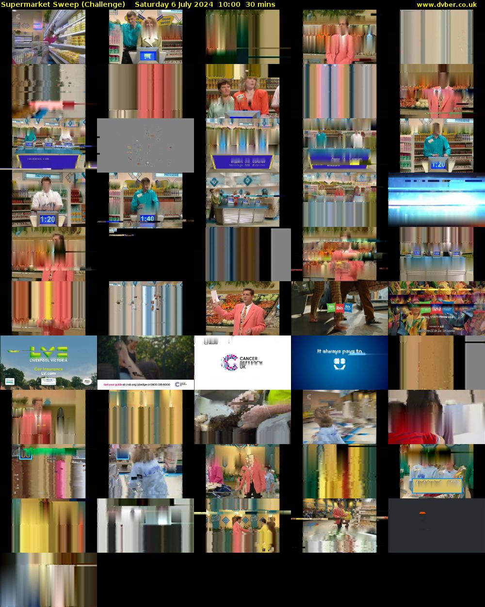 Supermarket Sweep (Challenge) Saturday 6 July 2024 10:00 - 10:30