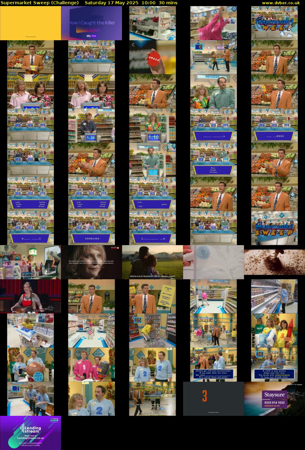 Supermarket Sweep (Challenge) Saturday 17 May 2025 10:00 - 10:30
