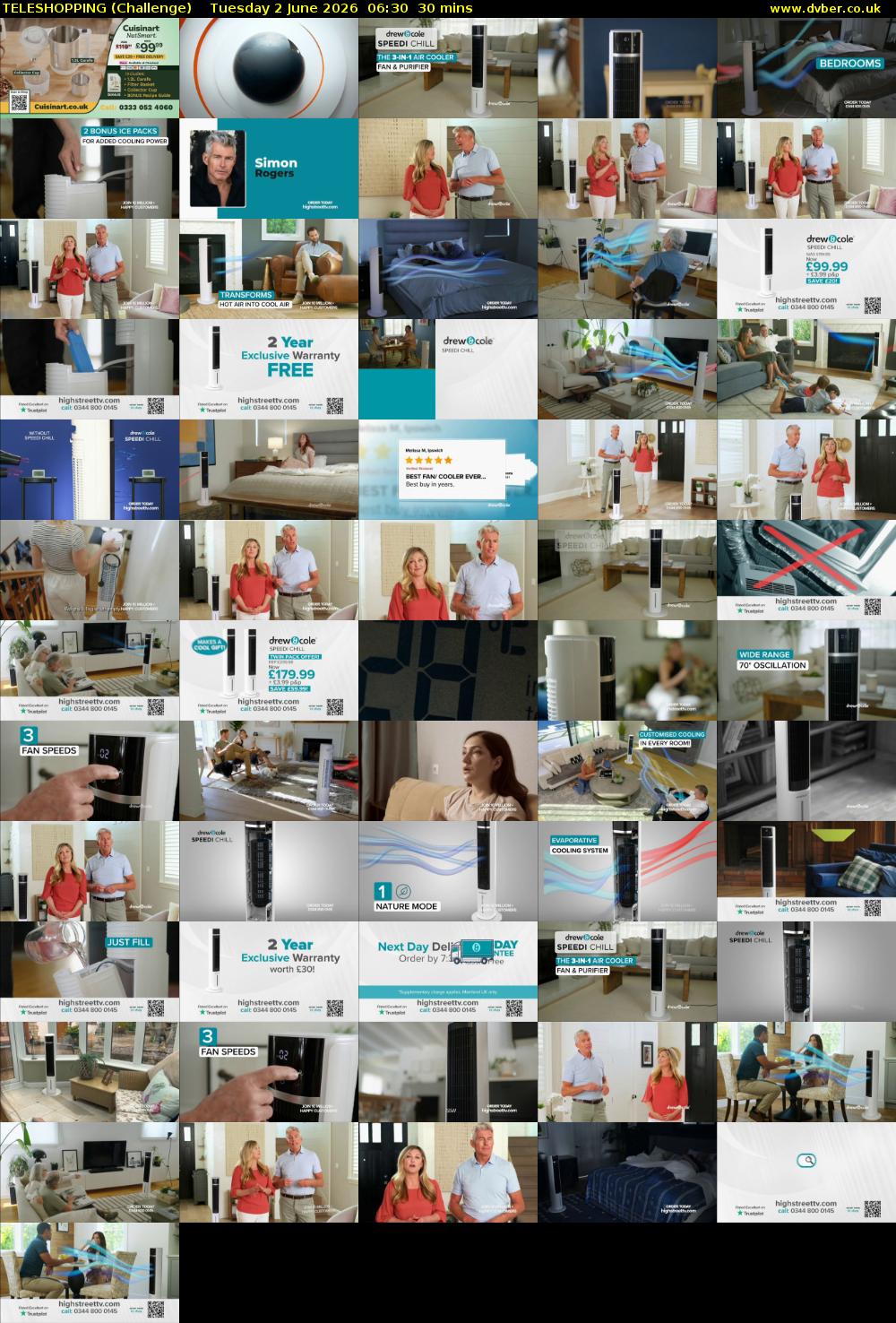 TELESHOPPING (Challenge) Tuesday 2 June 2026 06:30 - 07:00