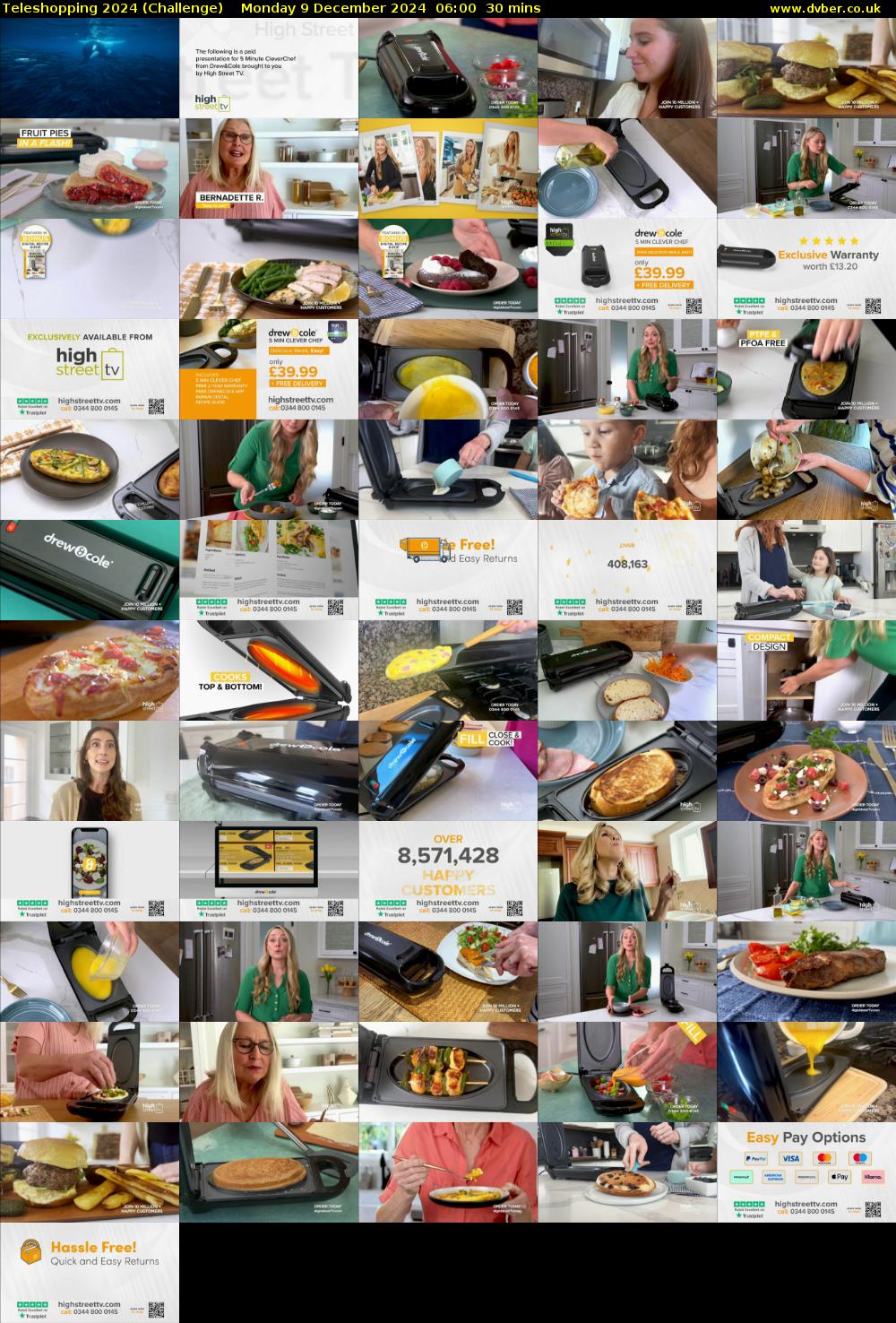 Teleshopping 2024 (Challenge) Monday 9 December 2024 06:00 - 06:30