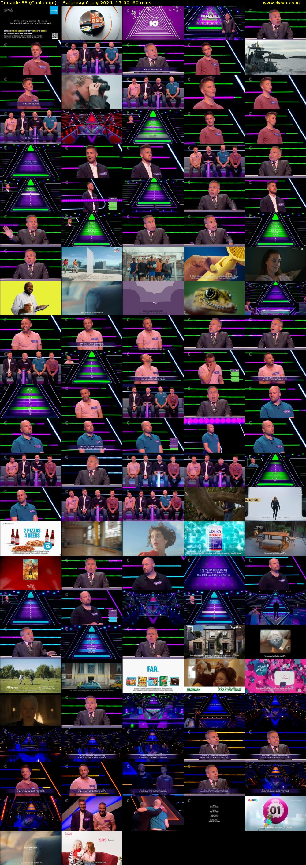 Tenable S3 (Challenge) Saturday 6 July 2024 15:00 - 16:00