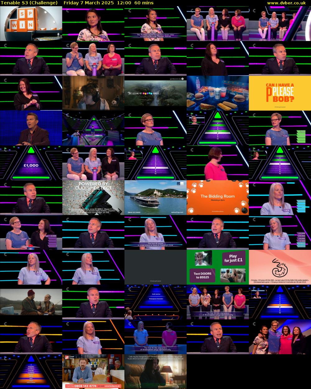 Tenable S3 (Challenge) Friday 7 March 2025 12:00 - 13:00