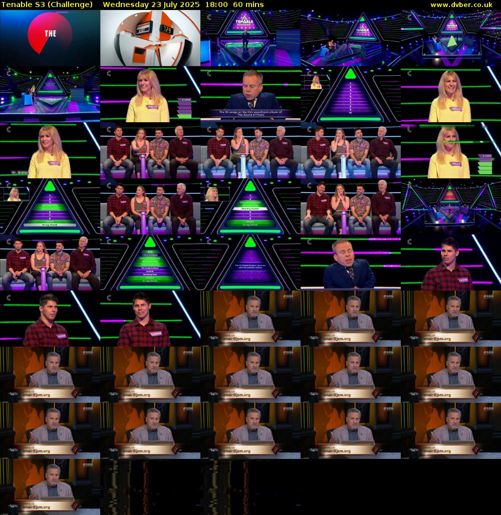 Tenable S3 (Challenge) Wednesday 23 July 2025 18:00 - 19:00
