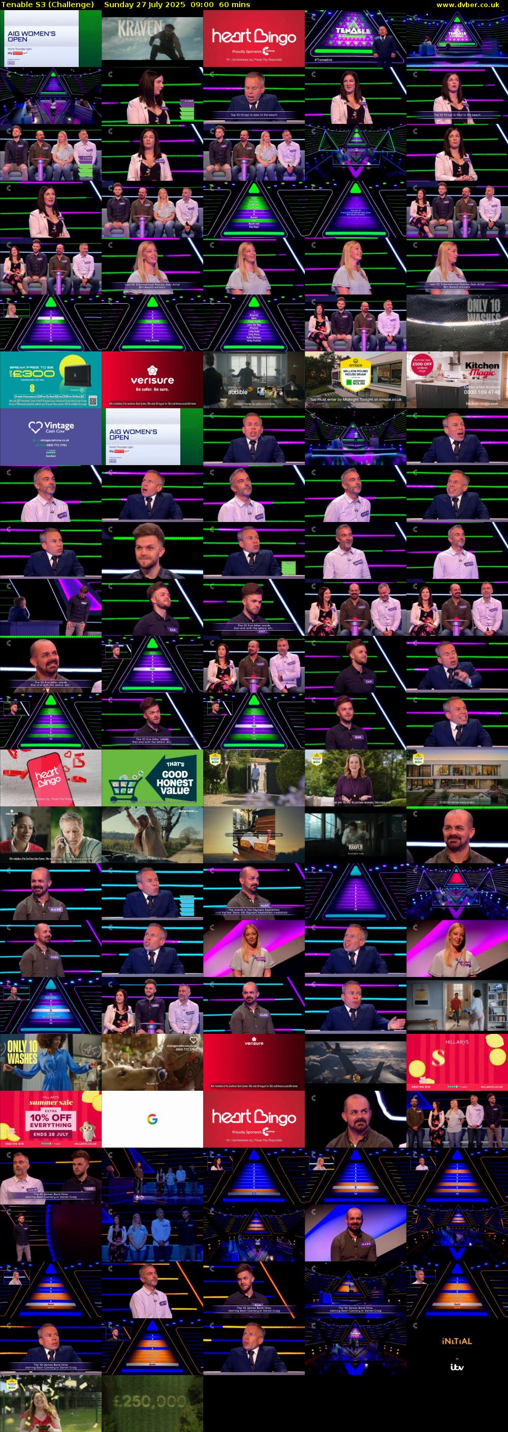 Tenable S3 (Challenge) Sunday 27 July 2025 09:00 - 10:00