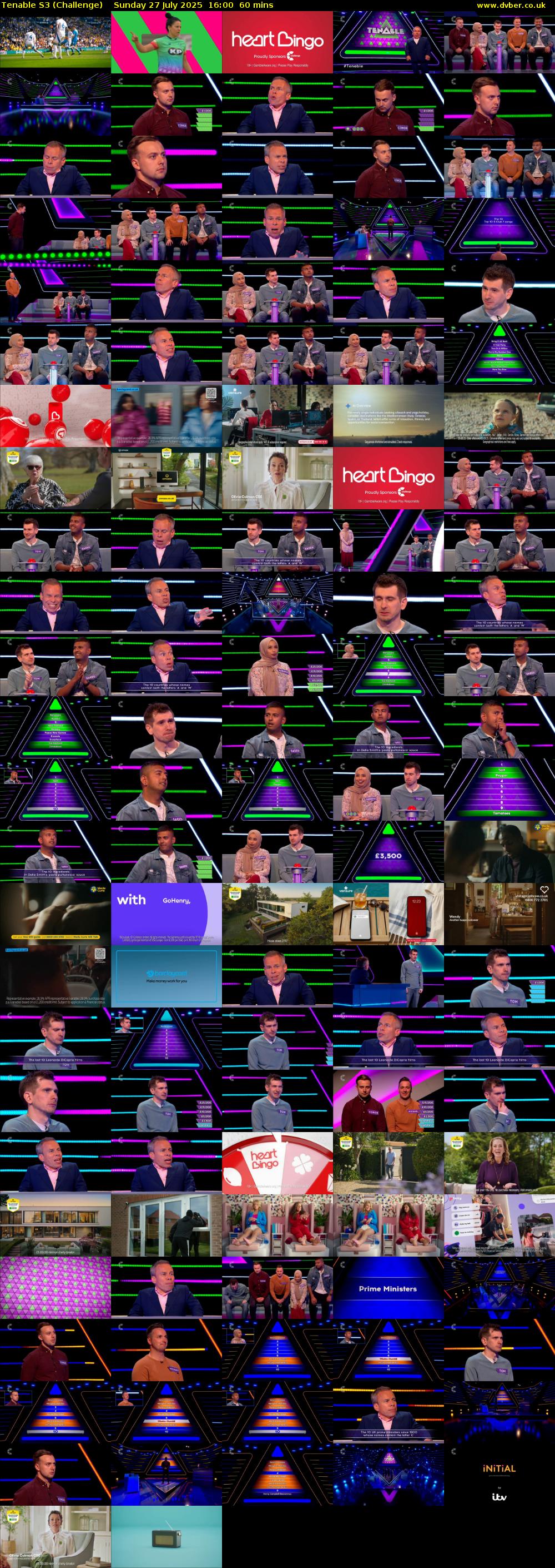 Tenable S3 (Challenge) Sunday 27 July 2025 16:00 - 17:00