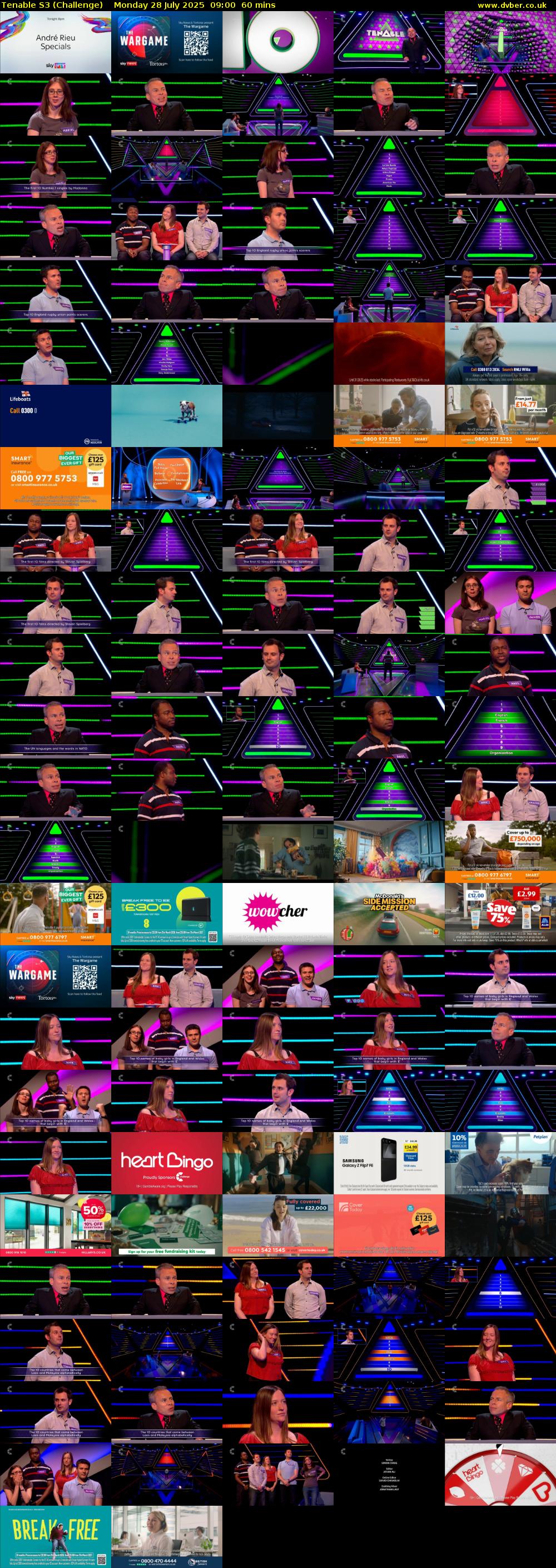 Tenable S3 (Challenge) Monday 28 July 2025 09:00 - 10:00