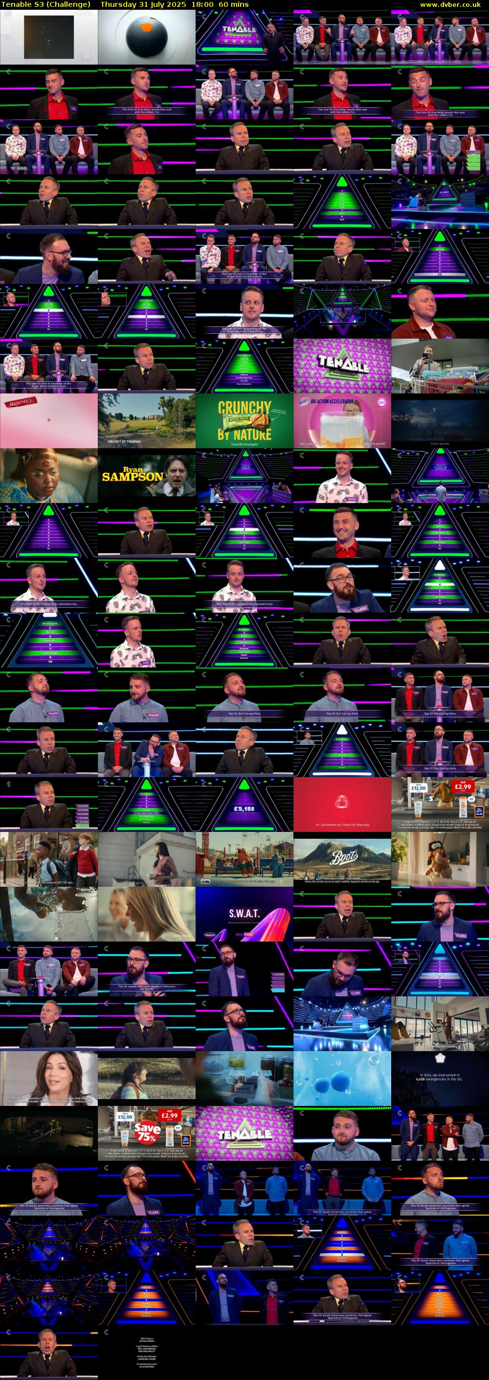 Tenable S3 (Challenge) Thursday 31 July 2025 18:00 - 19:00