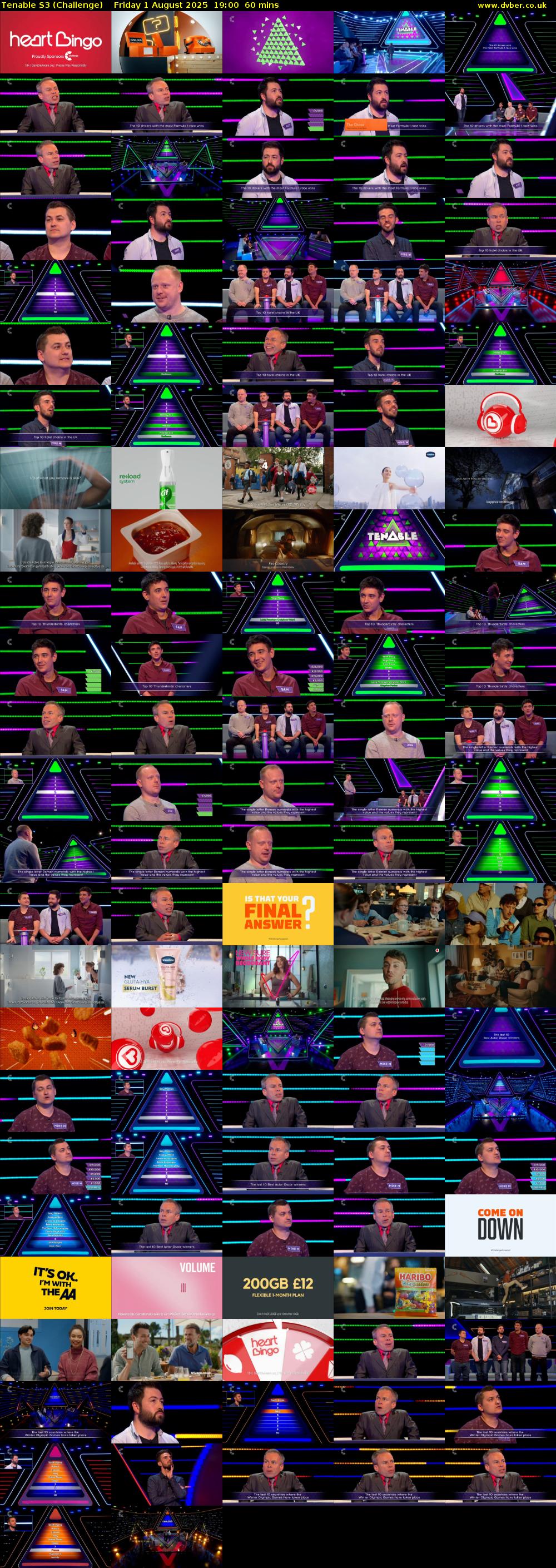 Tenable S3 (Challenge) Friday 1 August 2025 19:00 - 20:00