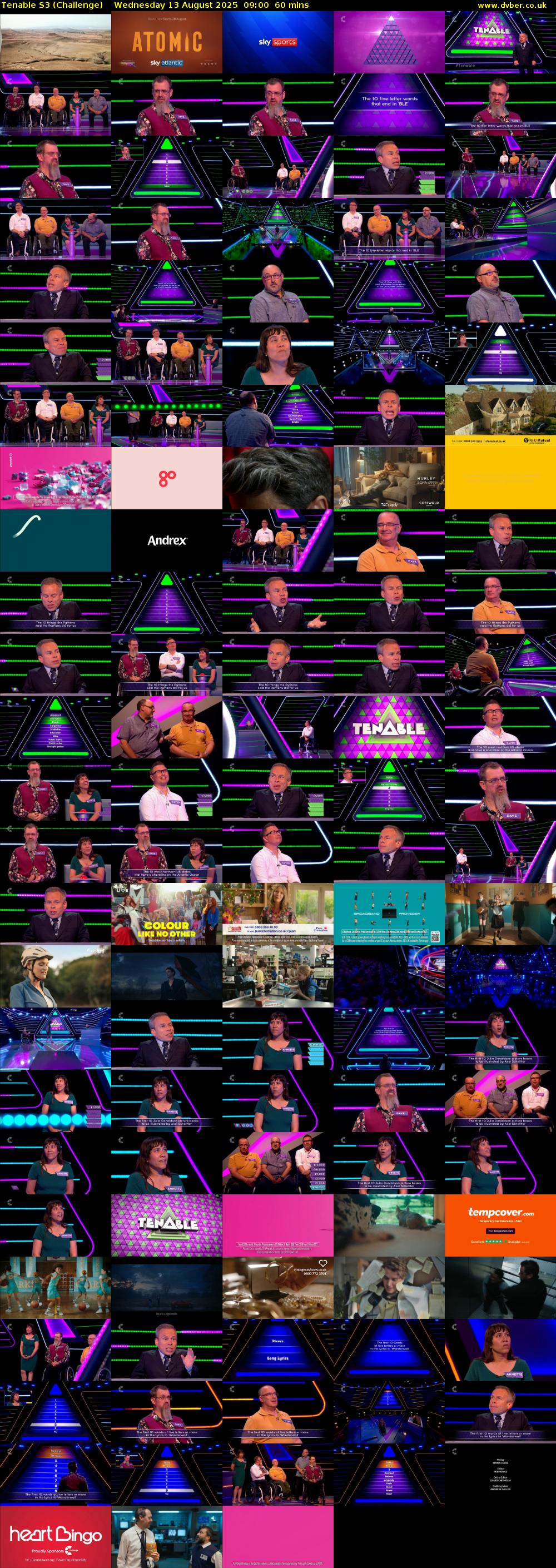 Tenable S3 (Challenge) Wednesday 13 August 2025 09:00 - 10:00