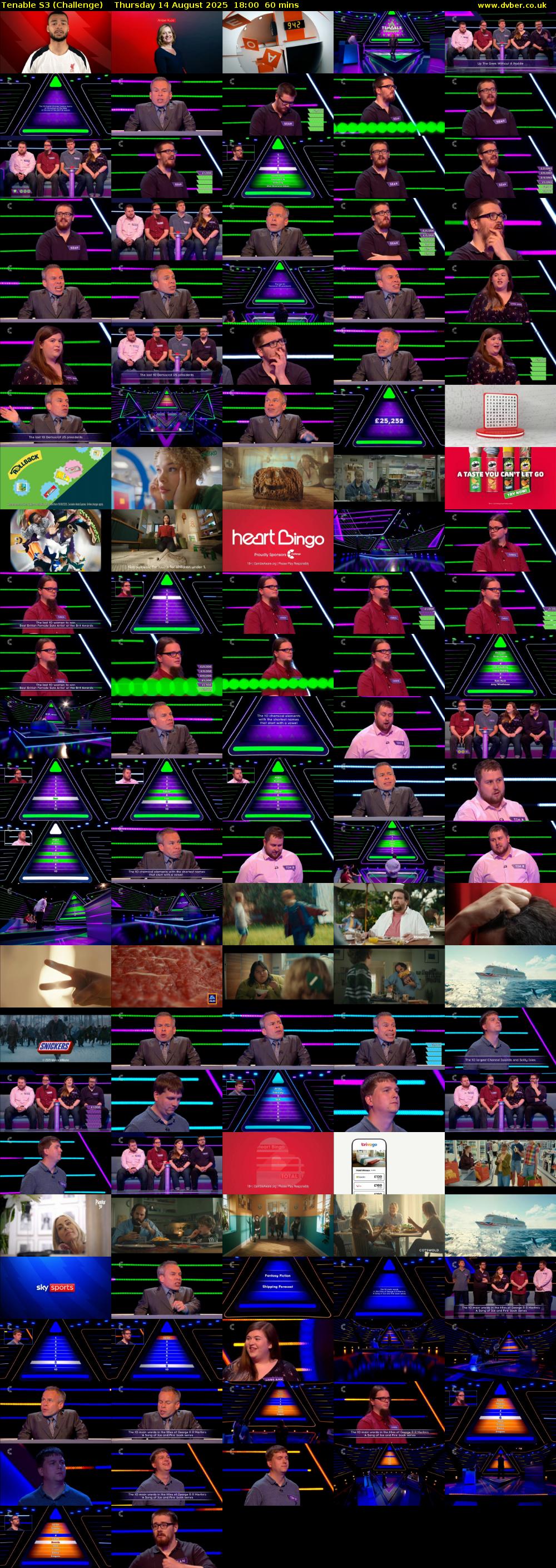 Tenable S3 (Challenge) Thursday 14 August 2025 18:00 - 19:00