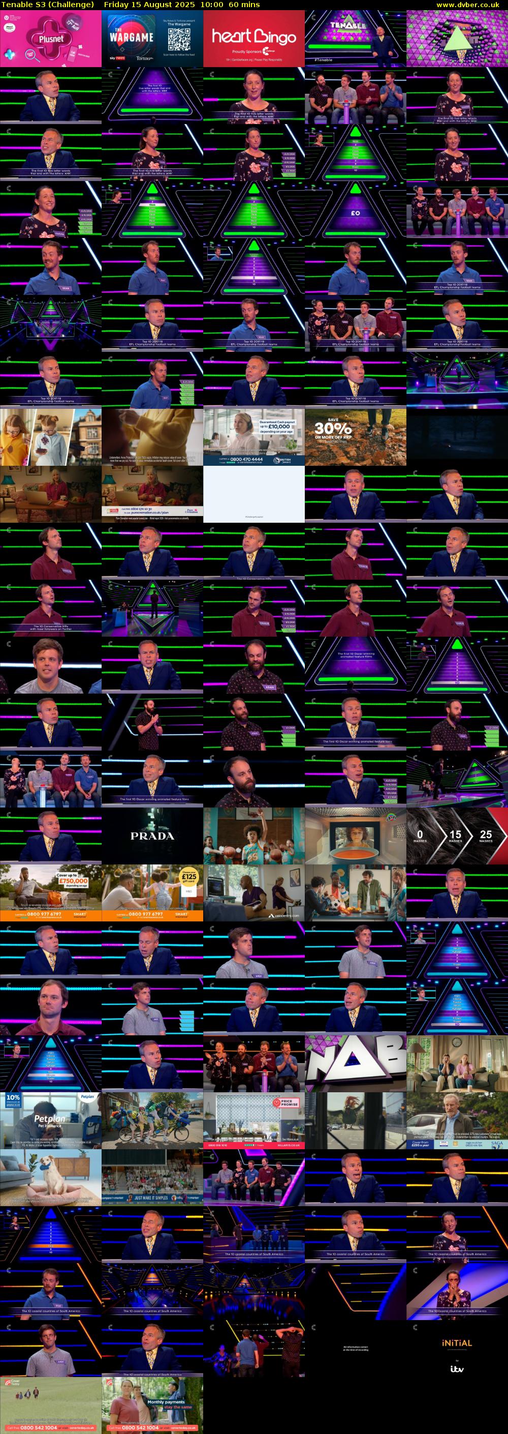 Tenable S3 (Challenge) Friday 15 August 2025 10:00 - 11:00