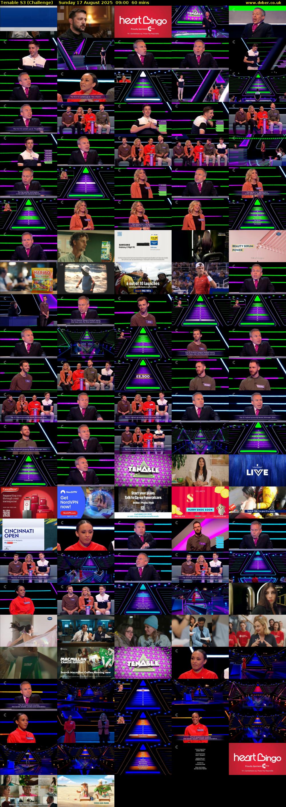 Tenable S3 (Challenge) Sunday 17 August 2025 09:00 - 10:00