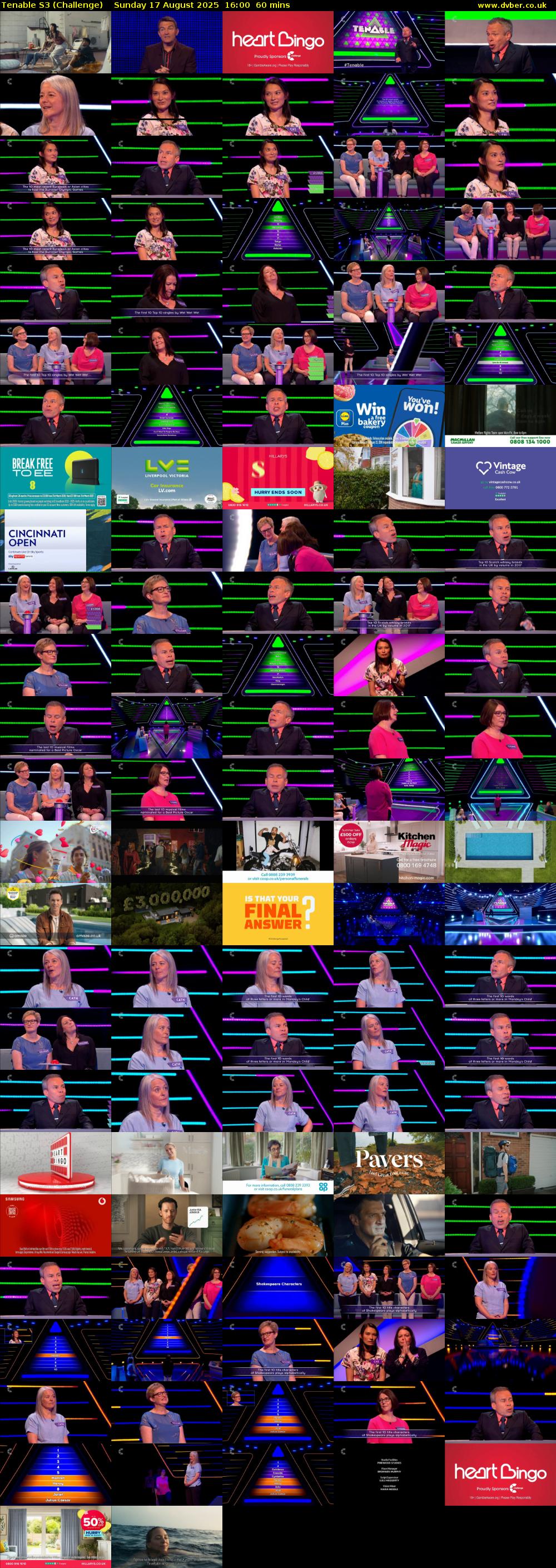 Tenable S3 (Challenge) Sunday 17 August 2025 16:00 - 17:00