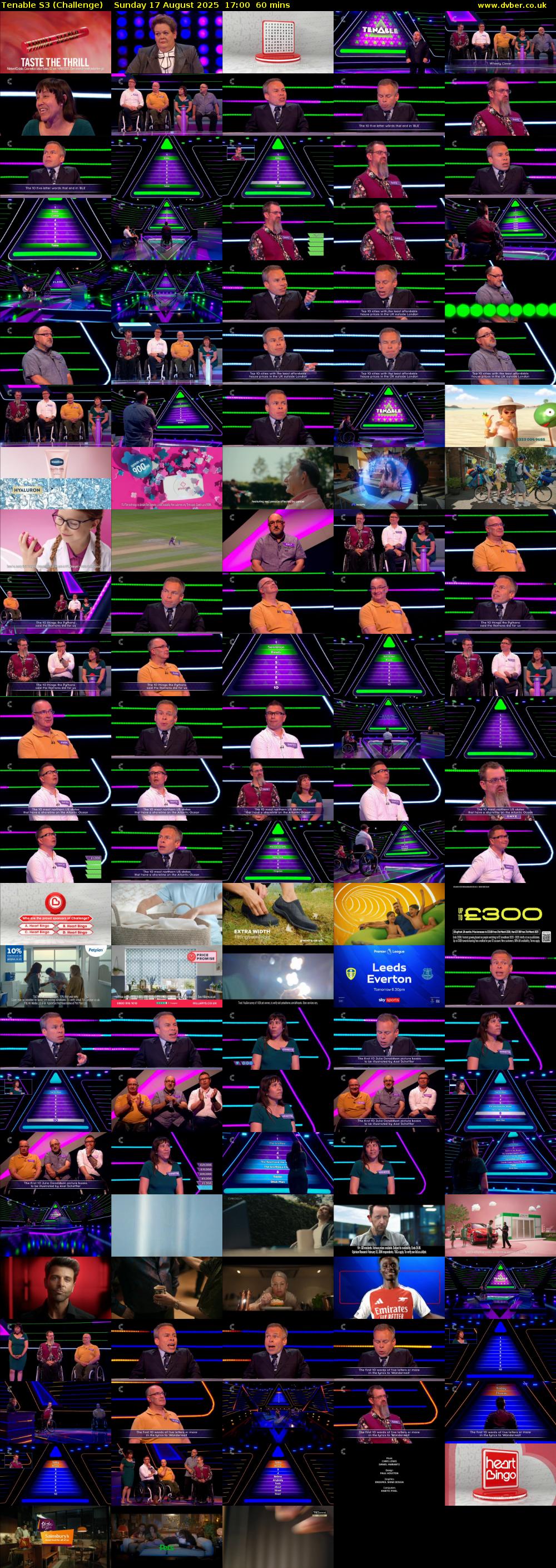 Tenable S3 (Challenge) Sunday 17 August 2025 17:00 - 18:00
