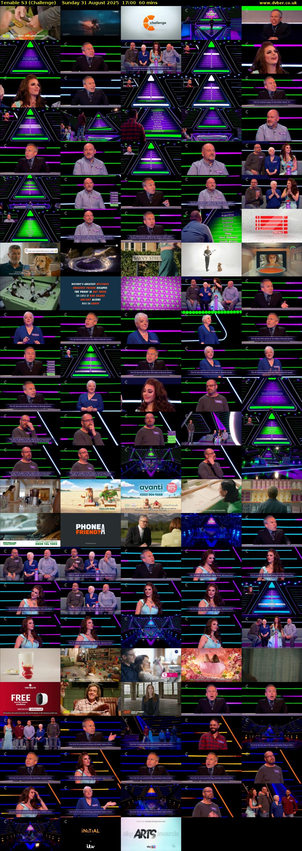 Tenable S3 (Challenge) Sunday 31 August 2025 17:00 - 18:00