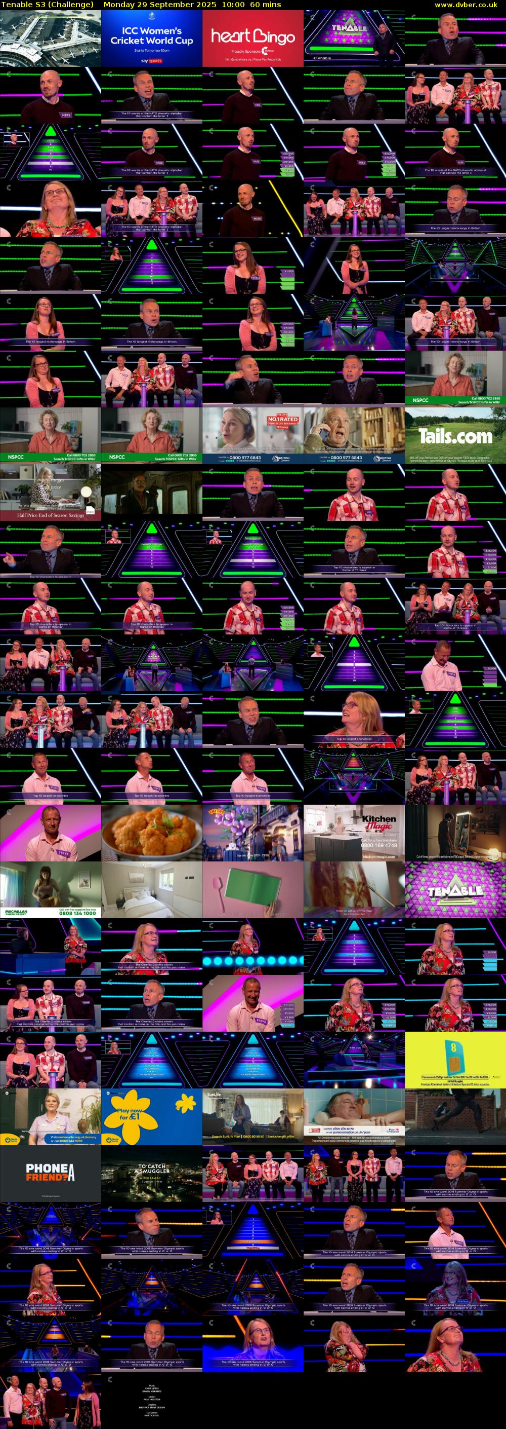 Tenable S3 (Challenge) Monday 29 September 2025 10:00 - 11:00