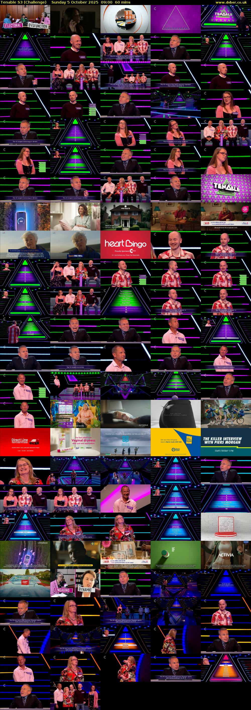 Tenable S3 (Challenge) Sunday 5 October 2025 09:00 - 10:00