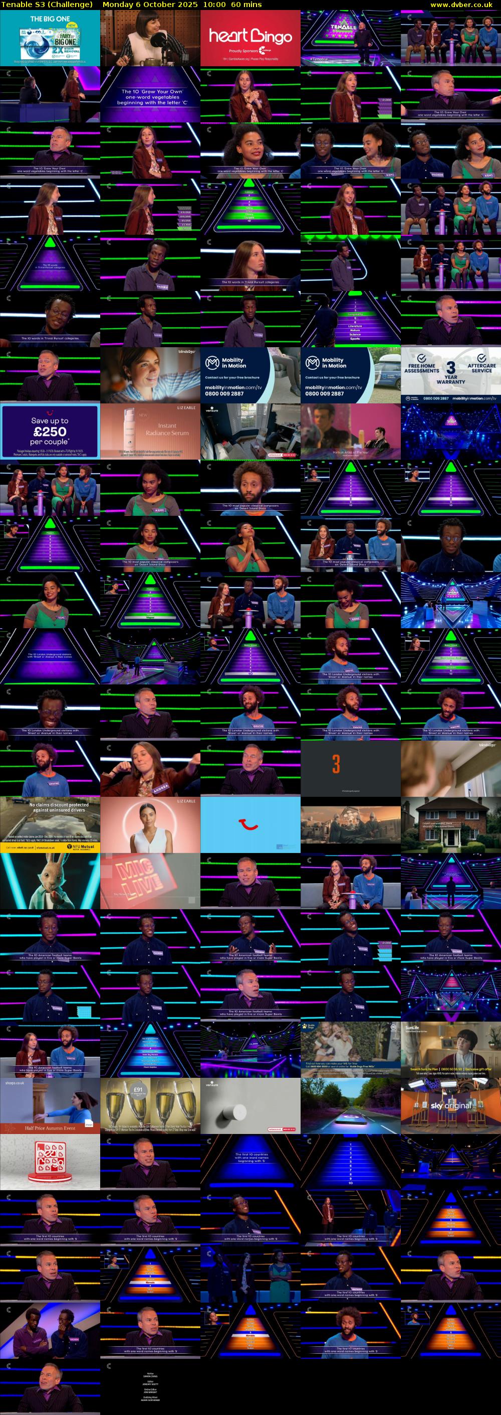 Tenable S3 (Challenge) Monday 6 October 2025 10:00 - 11:00