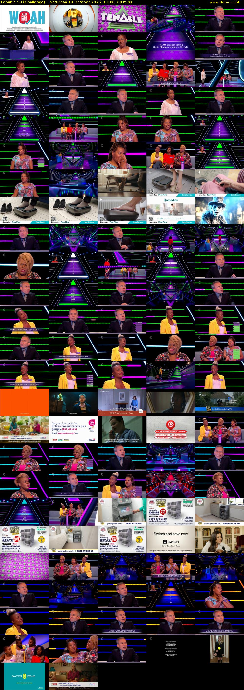 Tenable S3 (Challenge) Saturday 18 October 2025 13:00 - 14:00