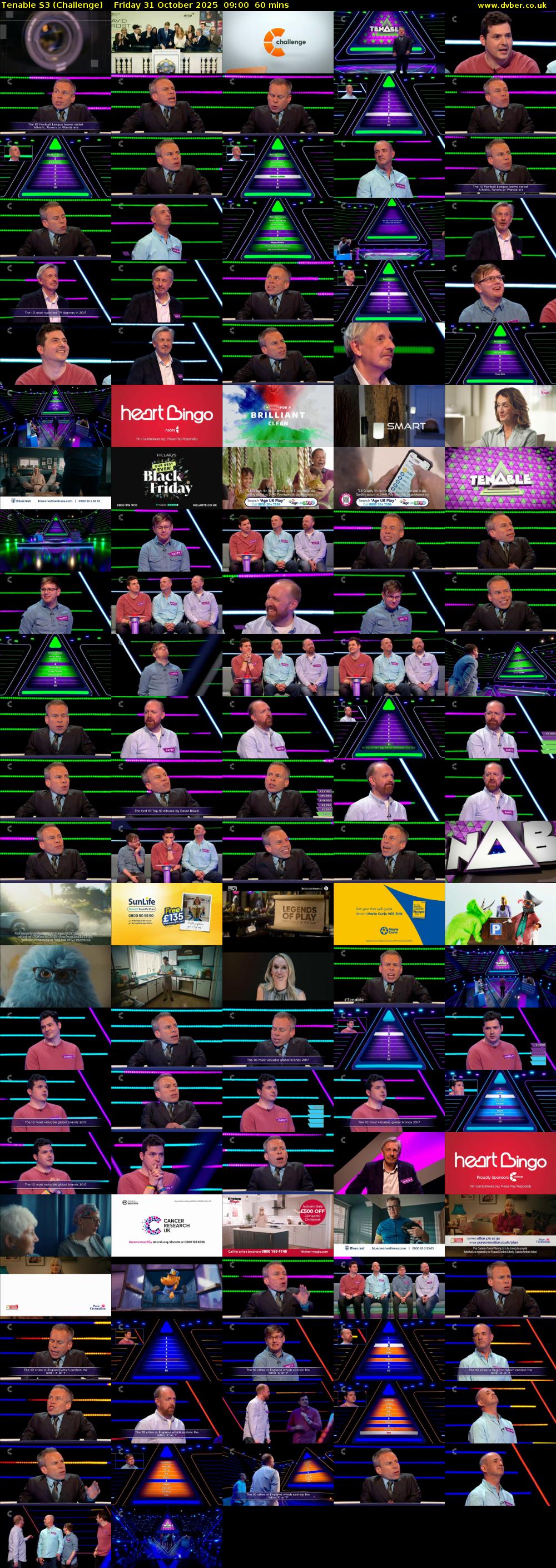 Tenable S3 (Challenge) Friday 31 October 2025 09:00 - 10:00