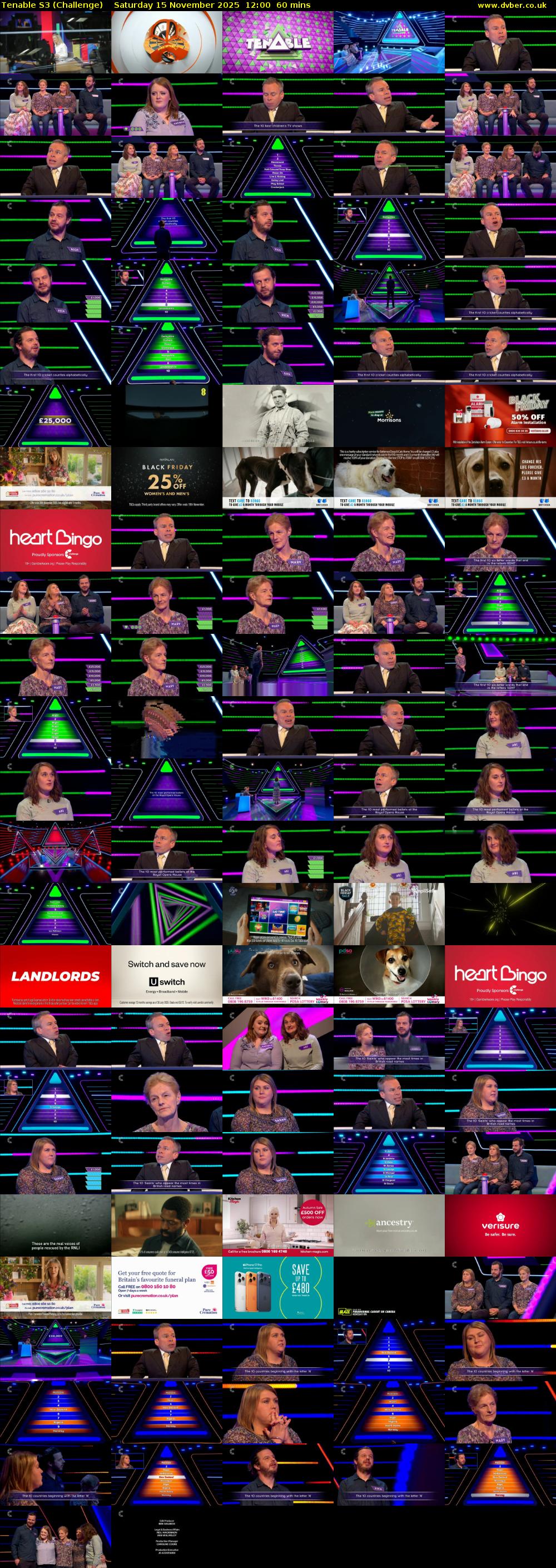 Tenable S3 (Challenge) Saturday 15 November 2025 12:00 - 13:00