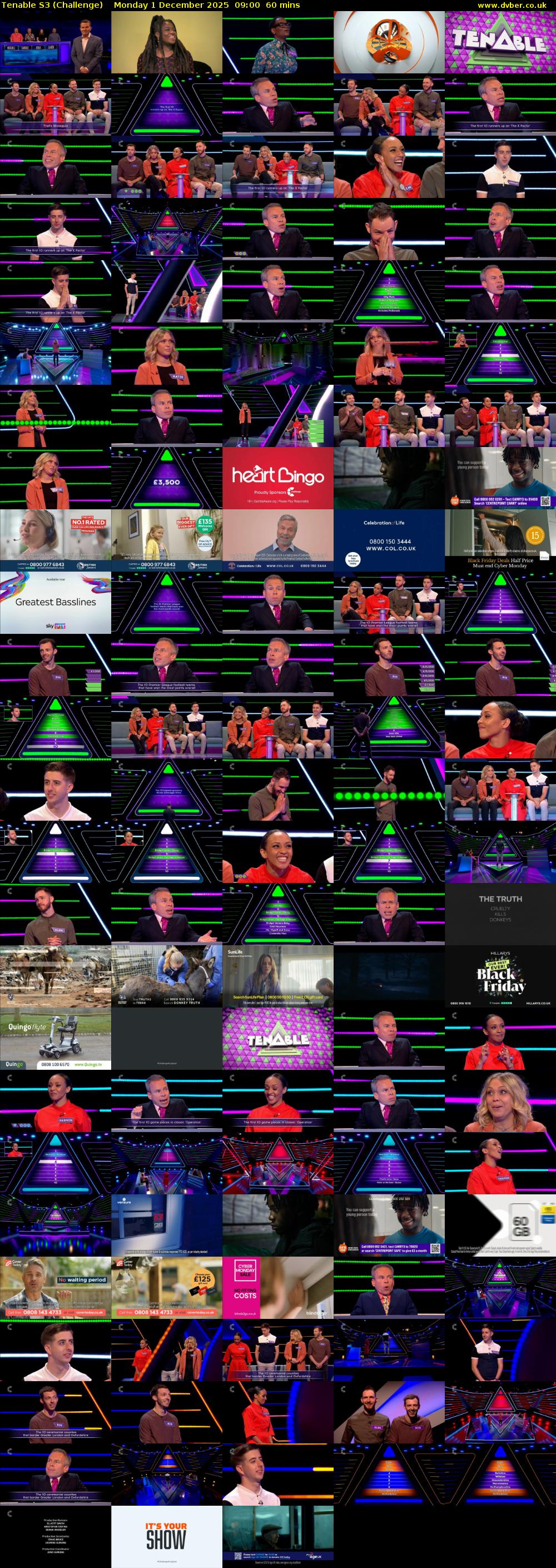 Tenable S3 (Challenge) Monday 1 December 2025 09:00 - 10:00