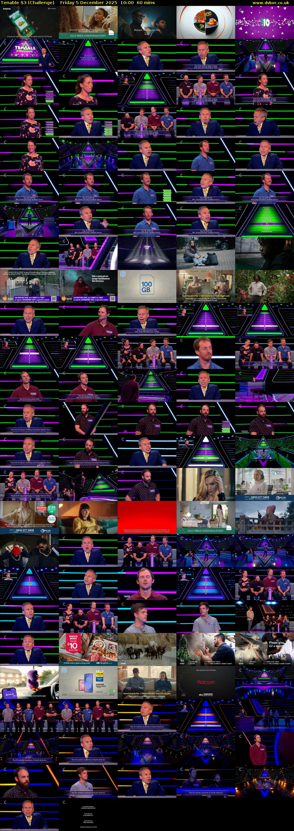 Tenable S3 (Challenge) Friday 5 December 2025 10:00 - 11:00