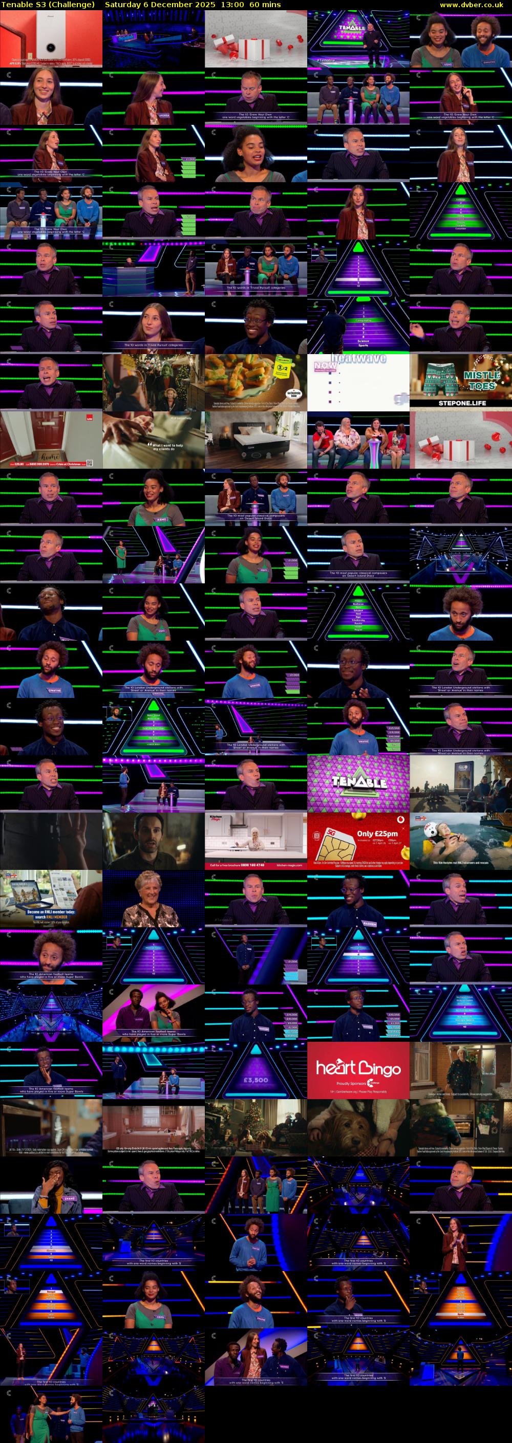 Tenable S3 (Challenge) Saturday 6 December 2025 13:00 - 14:00