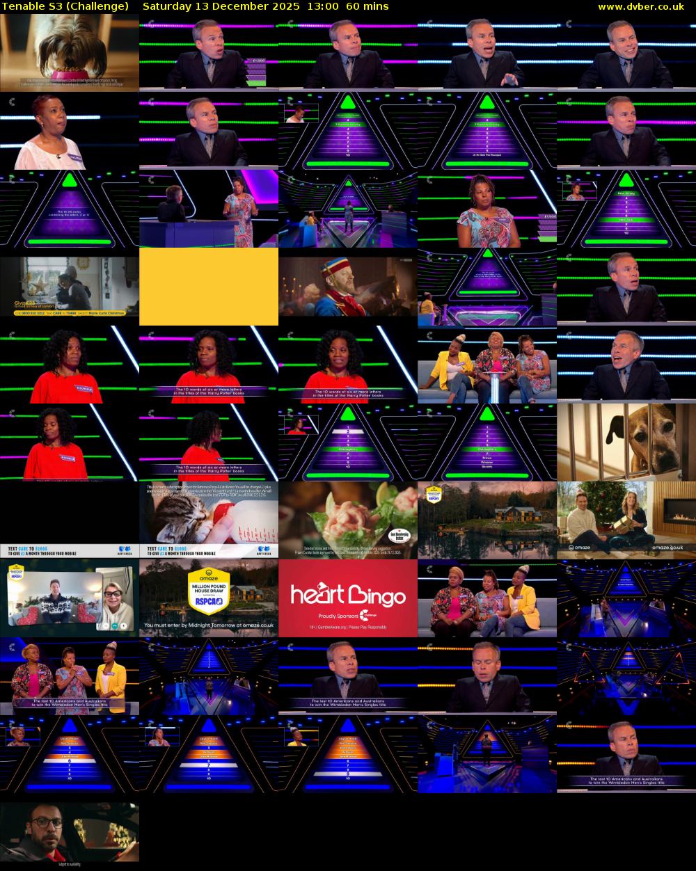 Tenable S3 (Challenge) Saturday 13 December 2025 13:00 - 14:00