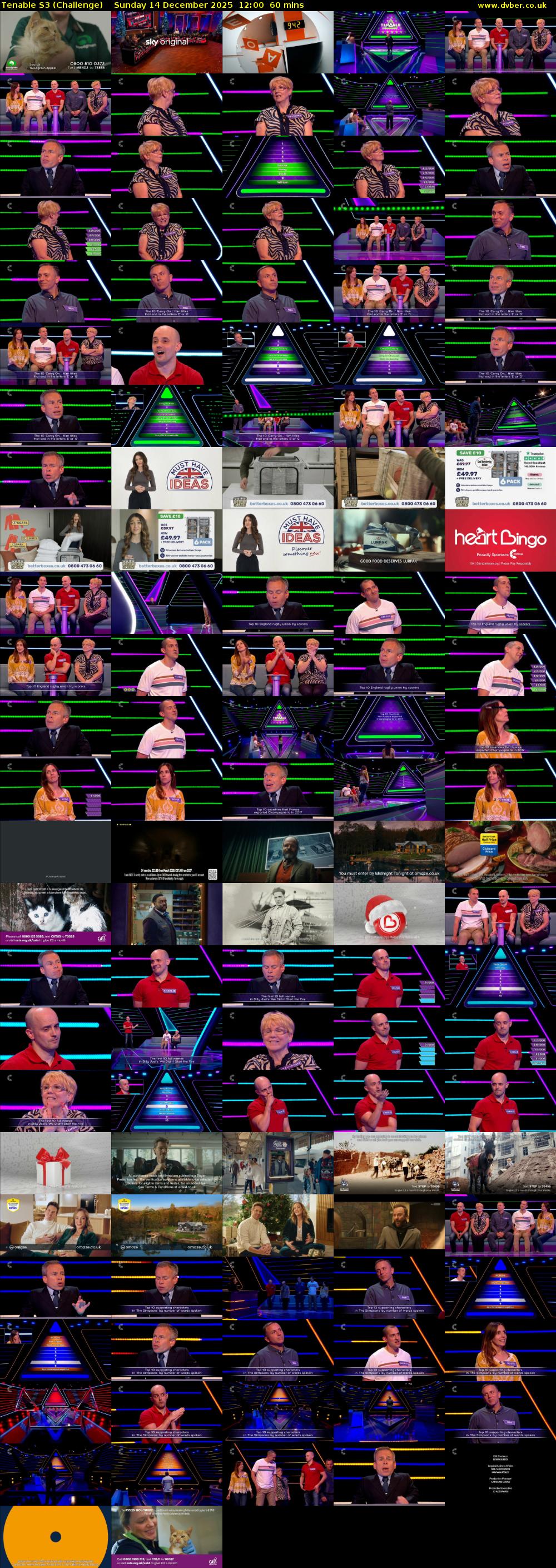 Tenable S3 (Challenge) Sunday 14 December 2025 12:00 - 13:00