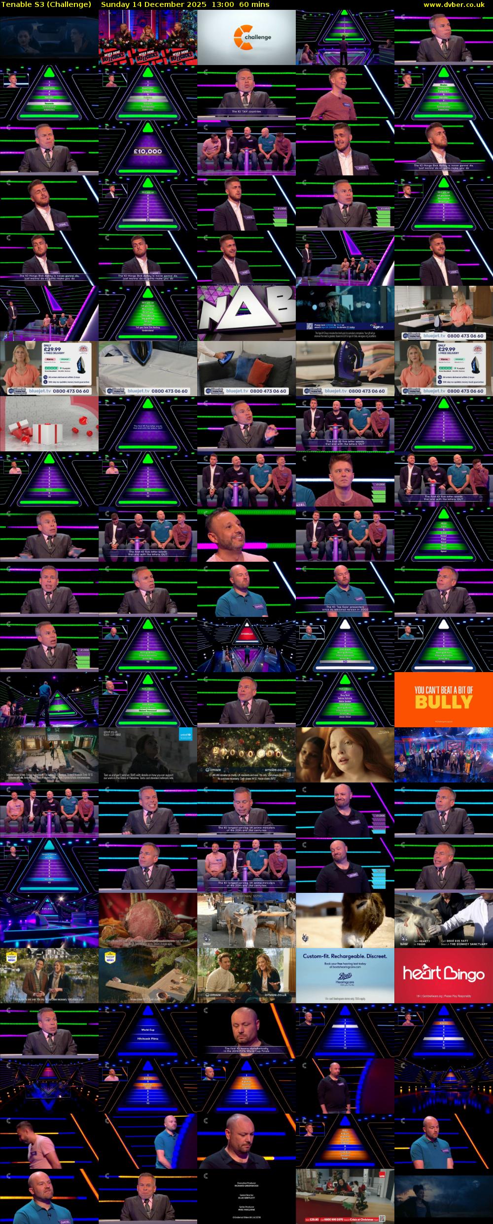 Tenable S3 (Challenge) Sunday 14 December 2025 13:00 - 14:00