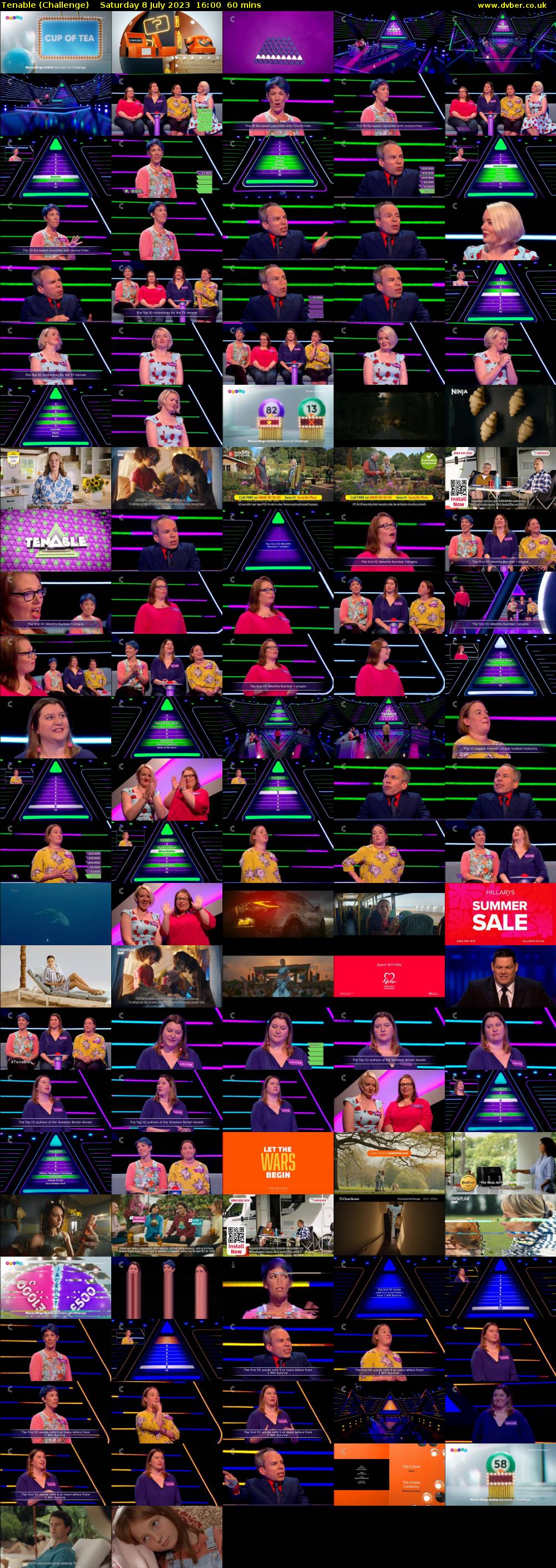 Tenable (Challenge) Saturday 8 July 2023 16:00 - 17:00