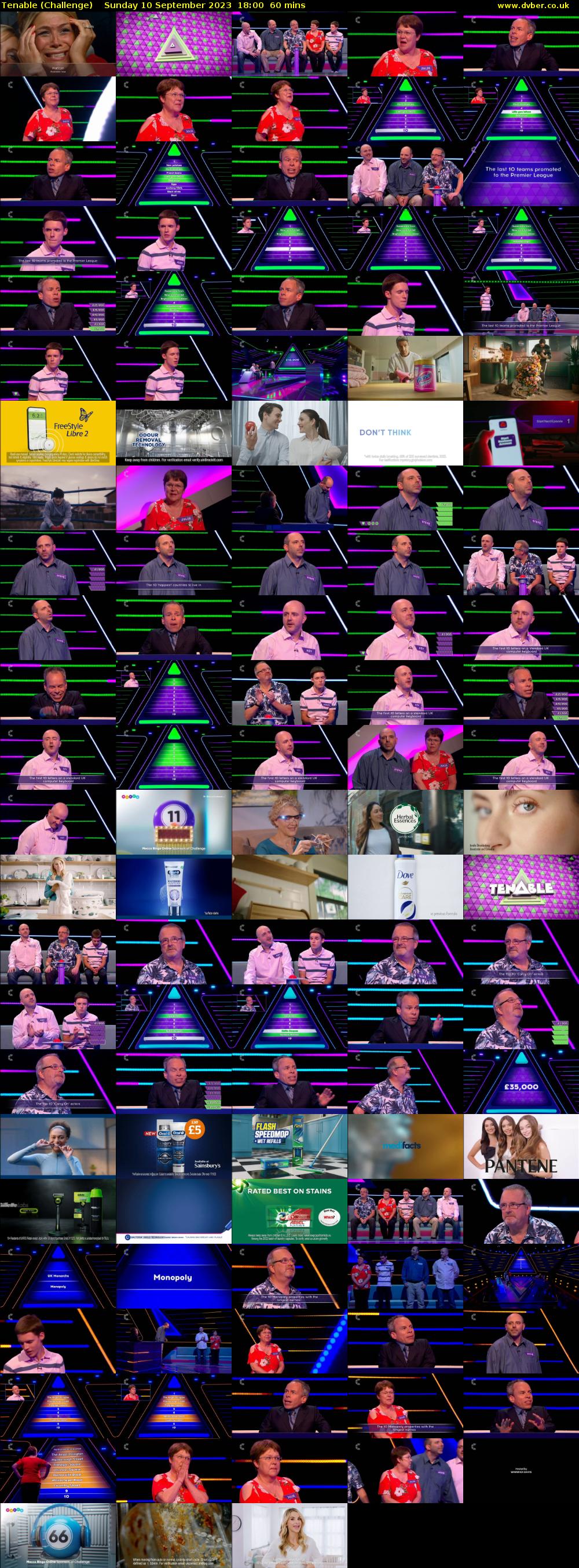 Tenable (Challenge) Sunday 10 September 2023 18:00 - 19:00