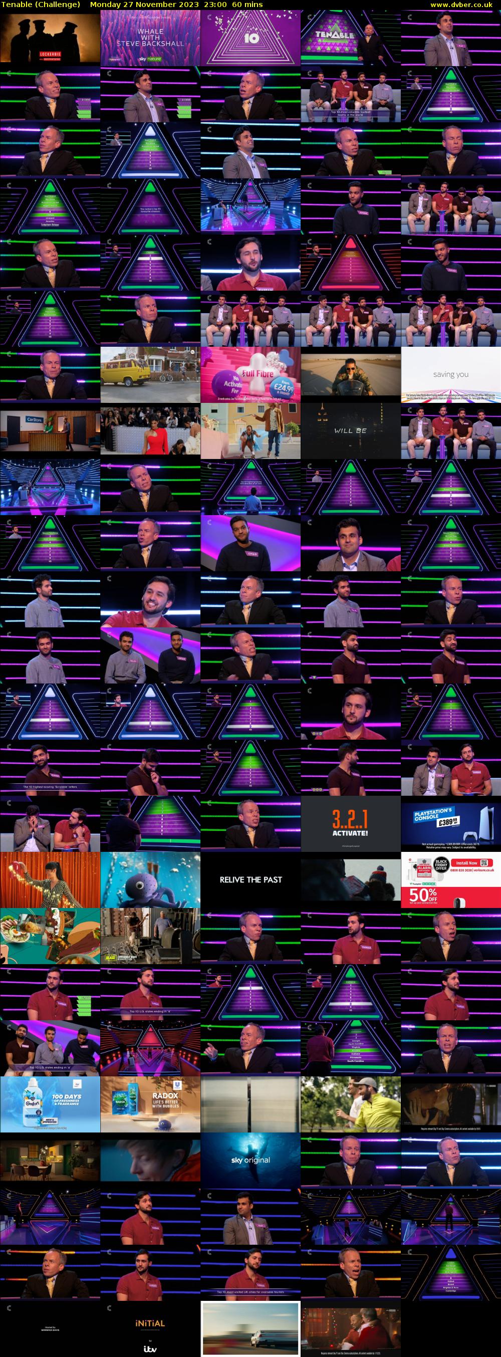 Tenable (Challenge) Monday 27 November 2023 23:00 - 00:00