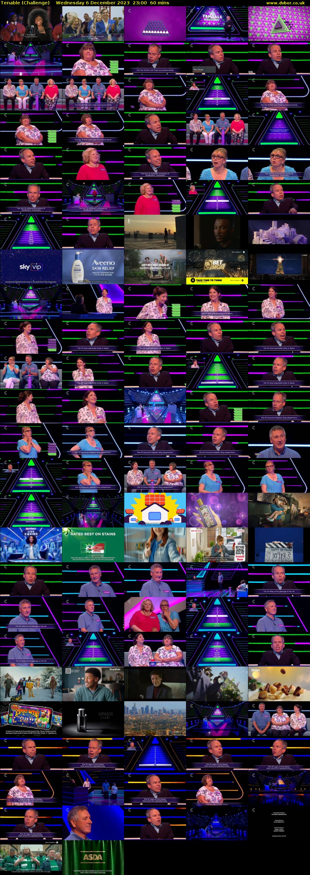 Tenable (Challenge) Wednesday 6 December 2023 23:00 - 00:00