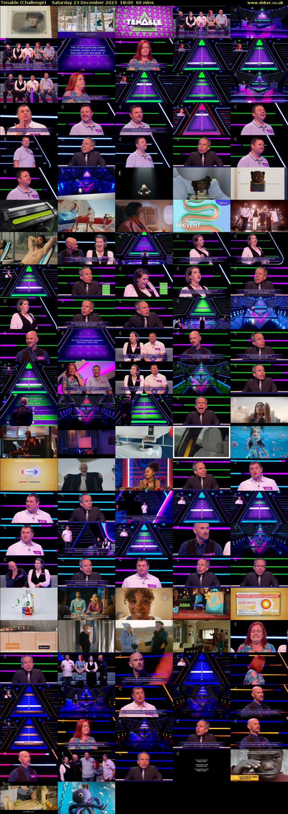 Tenable (Challenge) Saturday 23 December 2023 18:00 - 19:00