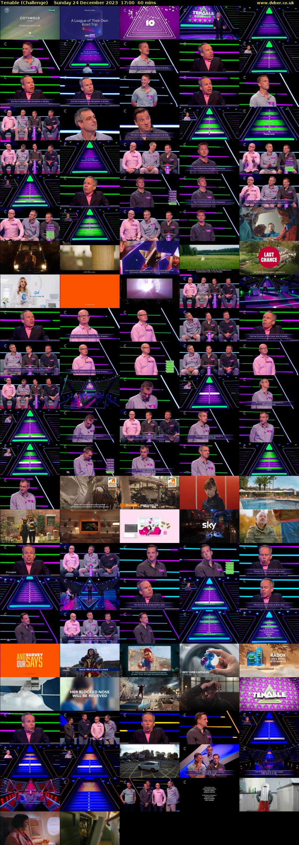 Tenable (Challenge) Sunday 24 December 2023 17:00 - 18:00