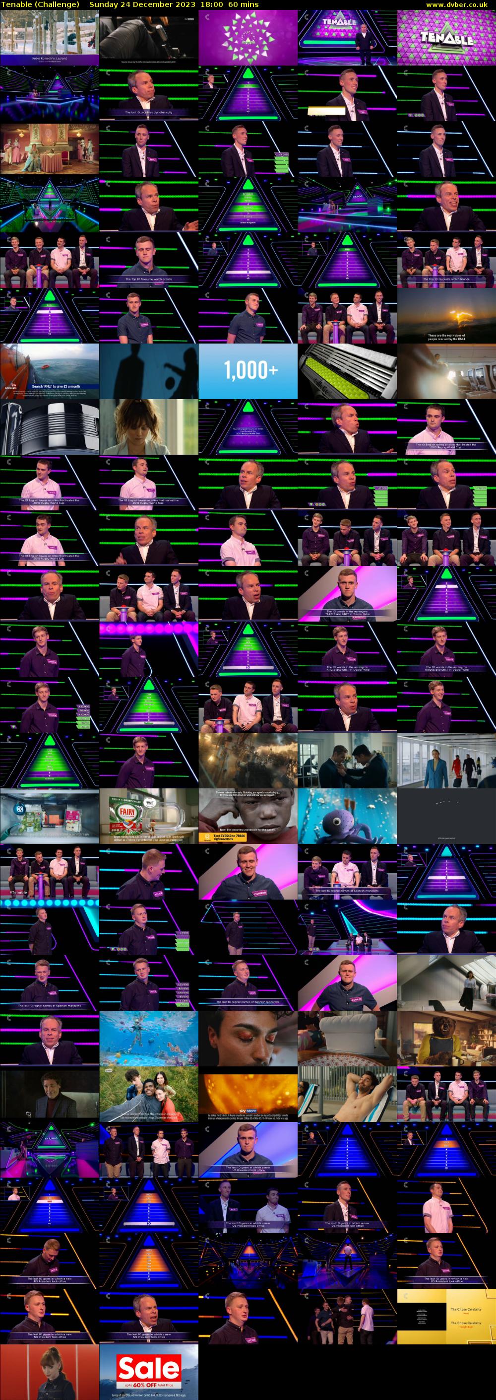 Tenable (Challenge) Sunday 24 December 2023 18:00 - 19:00