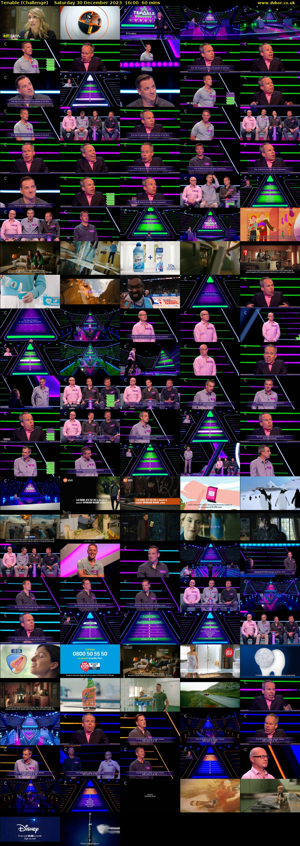 Tenable (Challenge) Saturday 30 December 2023 16:00 - 17:00