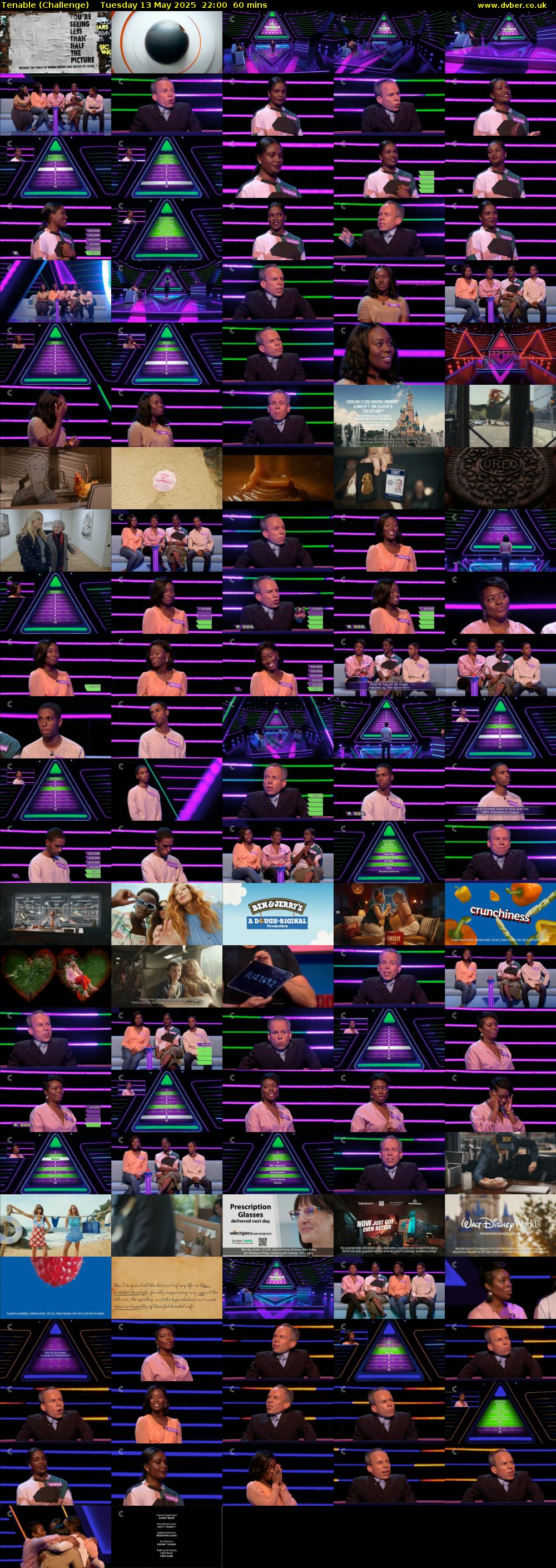 Tenable (Challenge) Tuesday 13 May 2025 22:00 - 23:00
