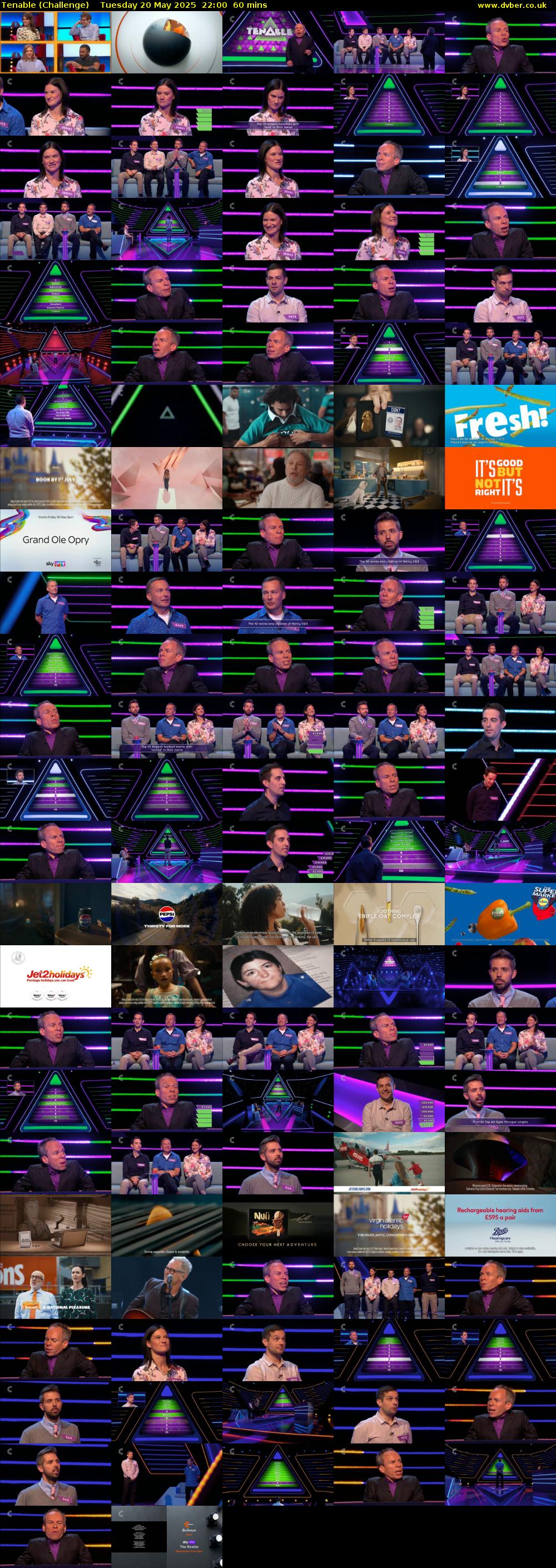 Tenable (Challenge) Tuesday 20 May 2025 22:00 - 23:00