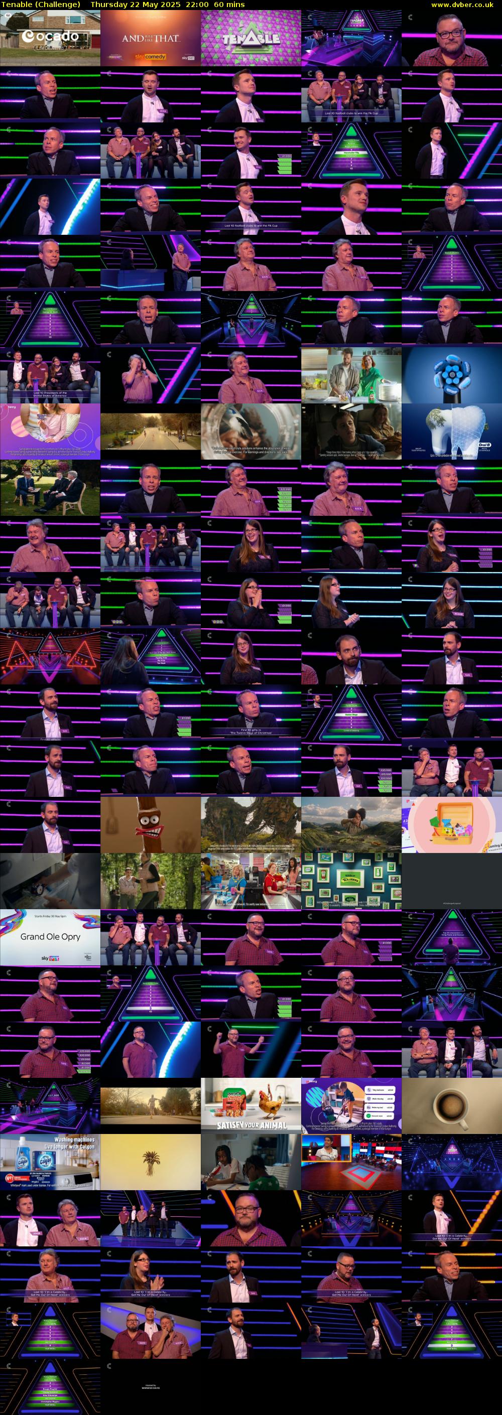 Tenable (Challenge) Thursday 22 May 2025 22:00 - 23:00