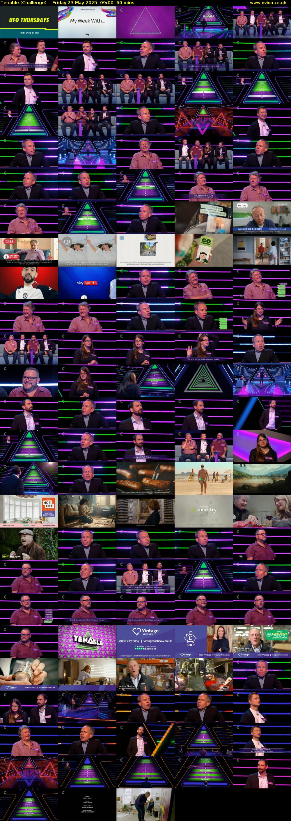 Tenable (Challenge) Friday 23 May 2025 09:00 - 10:00