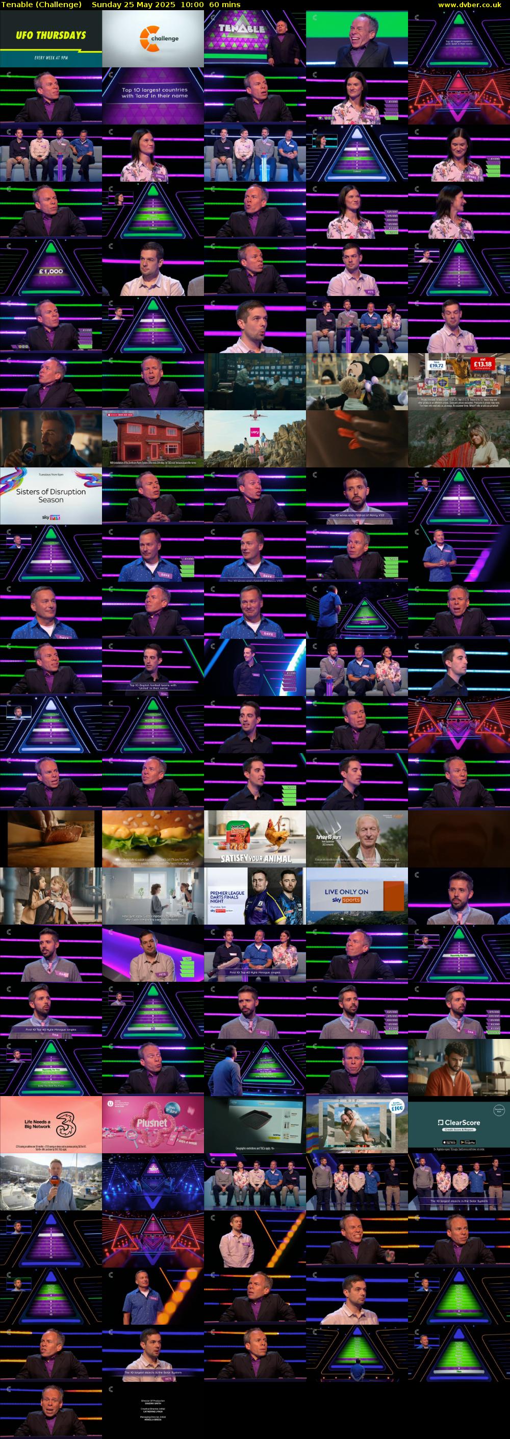 Tenable (Challenge) Sunday 25 May 2025 10:00 - 11:00