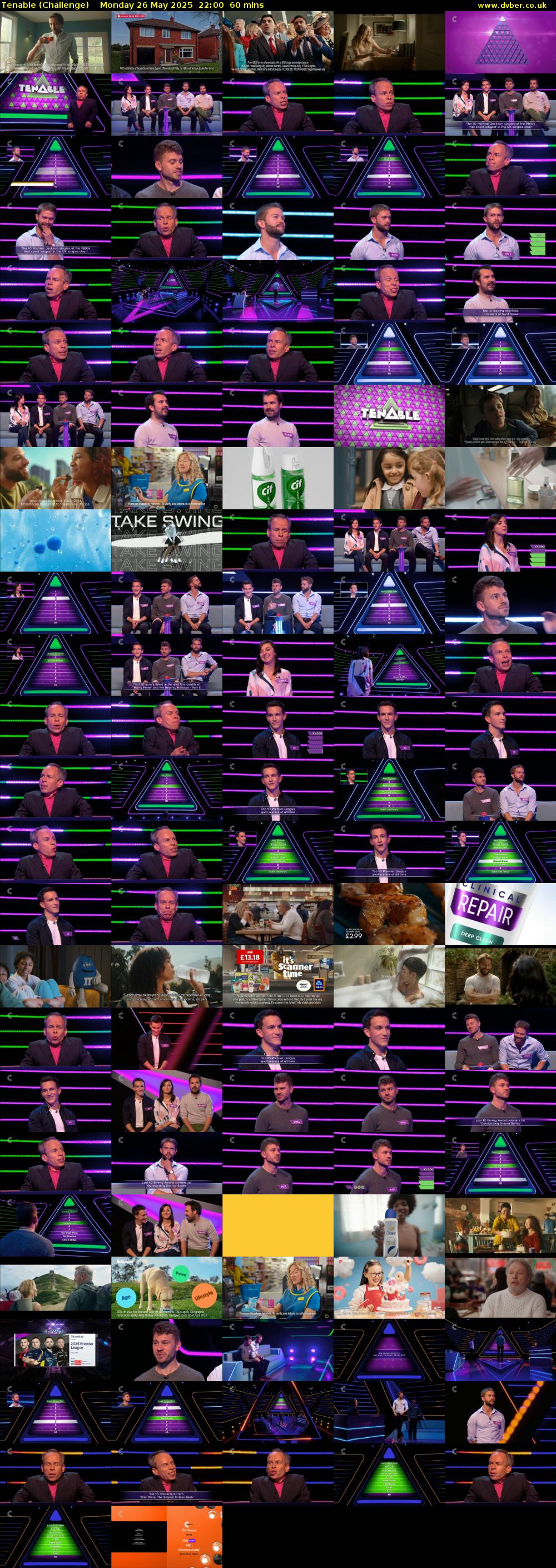 Tenable (Challenge) Monday 26 May 2025 22:00 - 23:00
