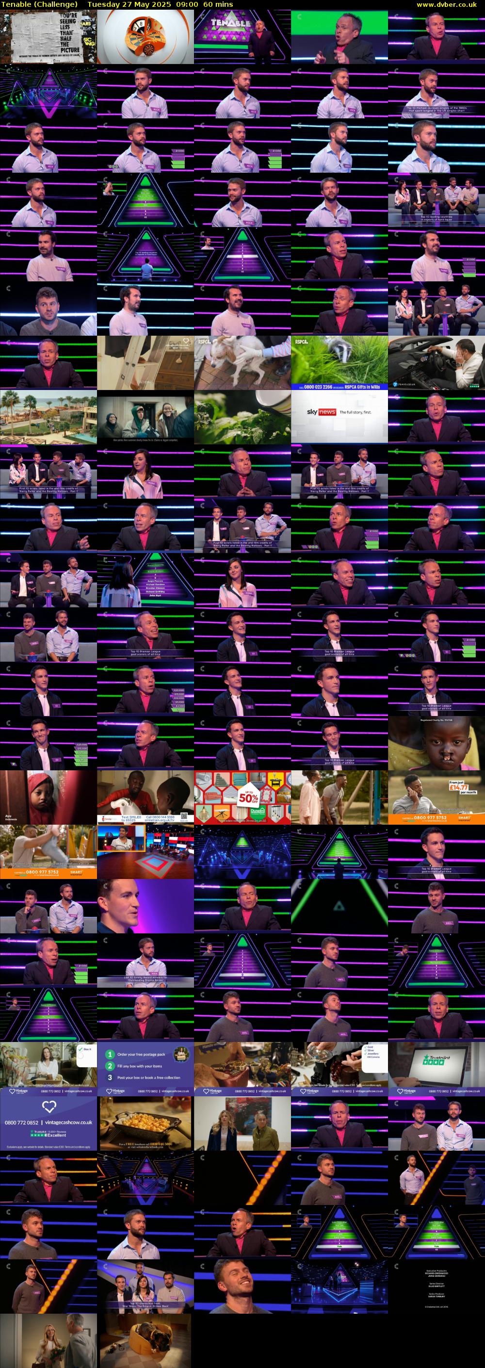 Tenable (Challenge) Tuesday 27 May 2025 09:00 - 10:00