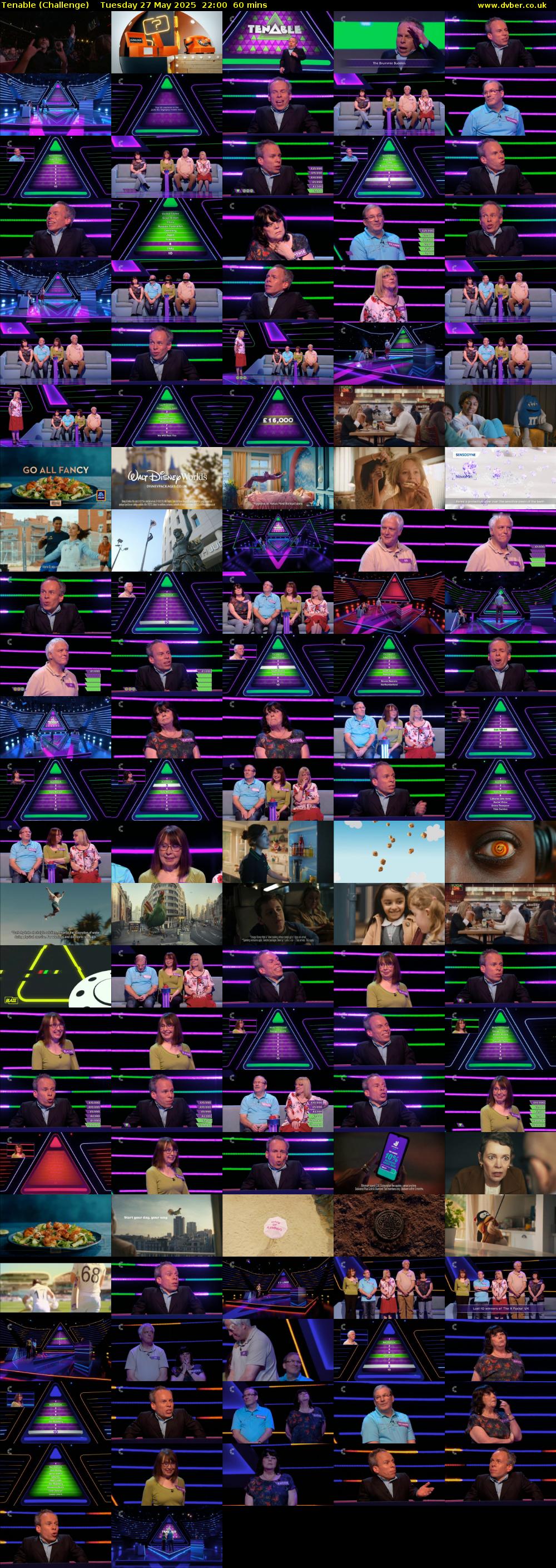 Tenable (Challenge) Tuesday 27 May 2025 22:00 - 23:00